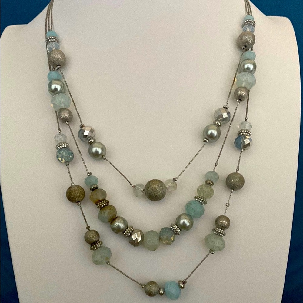 10/$10  Chic Multi-Layered glass Beaded Necklace